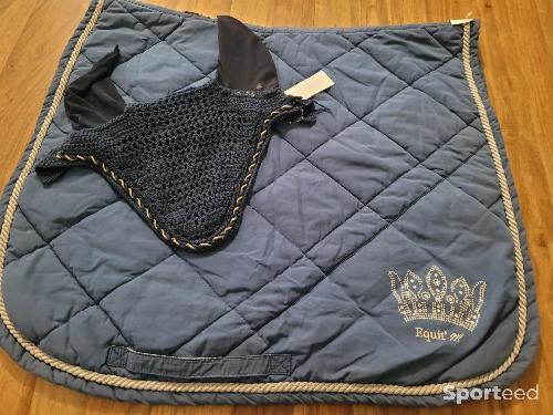 Equitation - Lot tapis + bonnet  - photo 6