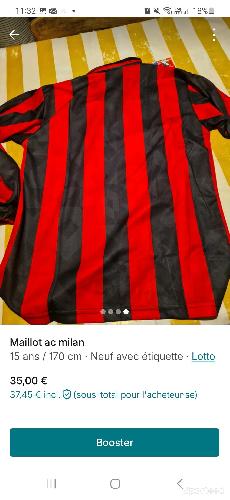 Football - Maillot ac milan - photo 4