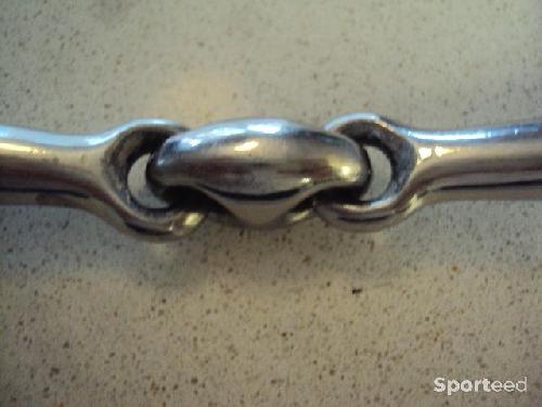 Equitation - mors à olive double brisure - 13.5 cm - plein  - photo 6