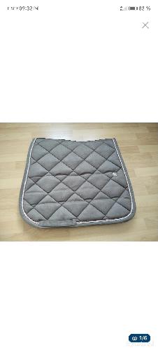 Equitation - Ensemble tapis dressage full, bandes et bonnet long lamicell marrin clair - photo 5