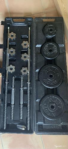 Haltères de musculation pour fitness