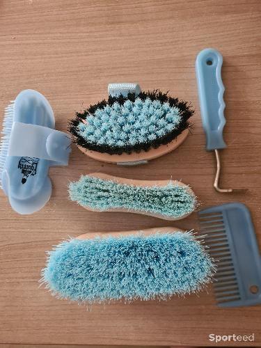 Equitation - Boite pansage + brosses - photo 4