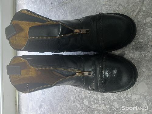 Equitation - Boots cuir zip Equitheme  - photo 6