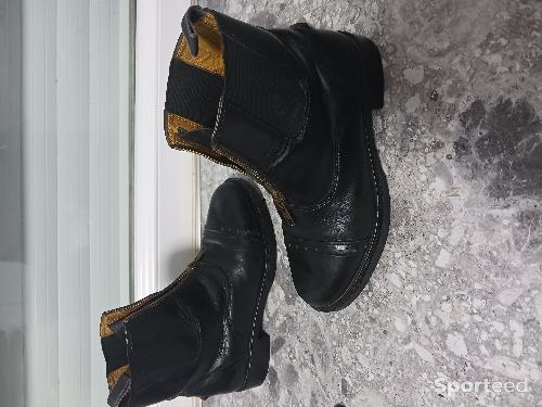 Equitation - Boots cuir zip Equitheme  - photo 6