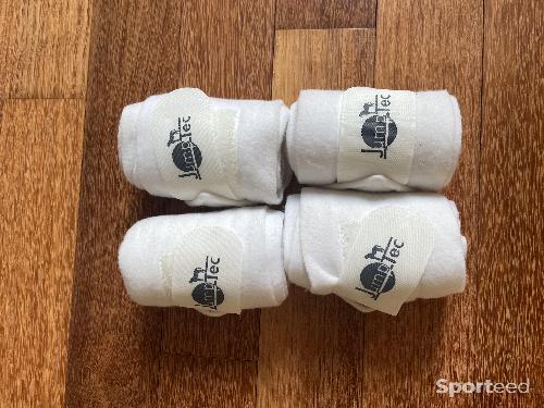 Bandes de polo blanches JumpTec