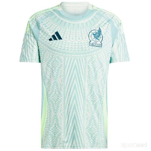 Football - Maillot Mexique Extérieur officiel Adidas - COPA AMERICA 2024 - Vert neuf - photo 3