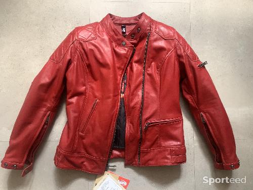 Moto route - Blouson moto en cuir pour femme - photo 5