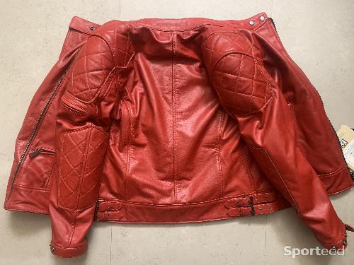 Moto route - Blouson moto en cuir pour femme - photo 5