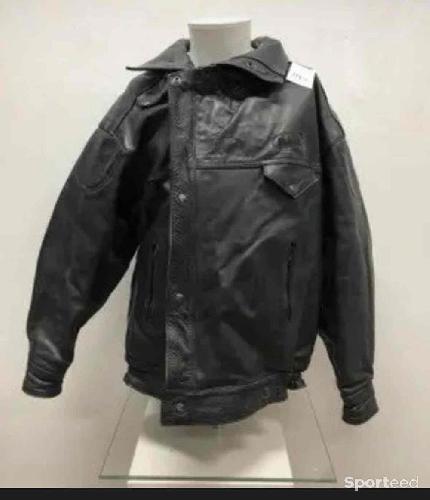 Blouson moto cuir lazer france