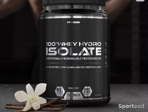 100% Whey Hydro Isolate 900 g goût vanille 