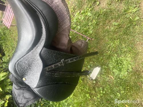 Equitation - Selle Henri de Rivel advantage cuir noir  - photo 6