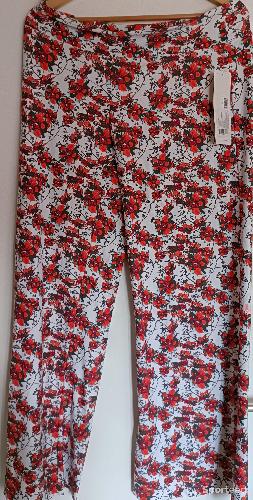 Lole Pantalon yoga Gia Pant  White Blom Large