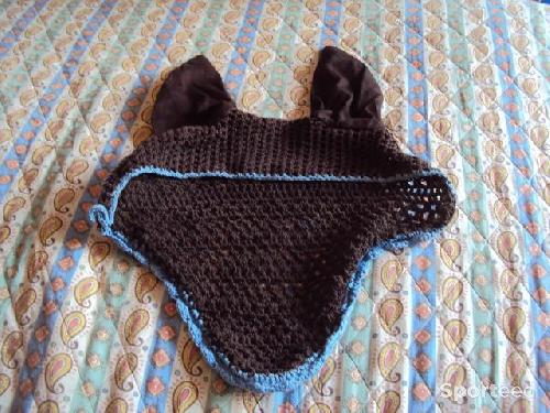 Equitation - bonnet de travail anti-mouches - taille cheval - BR - photo 4