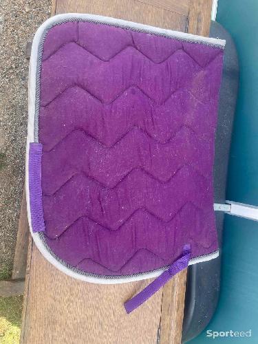 Equitation - Tapis equitheme cheval mixte violet  - photo 4