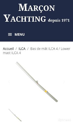 Nautisme - Bas de mât ILCA 4 - photo 3