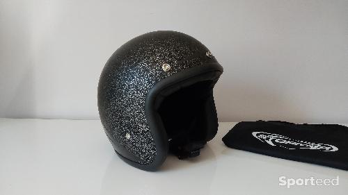 Moto route - Casque moto jet custom - photo 4