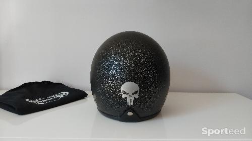 Moto route - Casque moto jet custom - photo 4