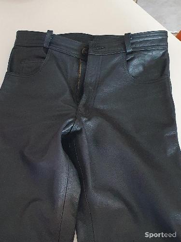 Moto route - Pantalon moto cuir - photo 4