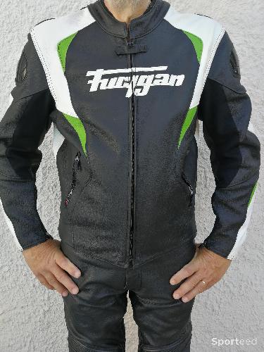 Moto route - Blouson moto cuir Furygan 2XL - photo 6