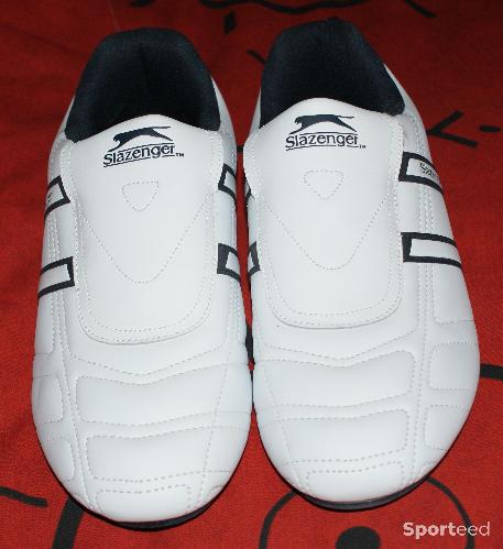 Tennis - Chaussures Slazenger Warrior blanches à enfiler - Taille 44 - photo 6