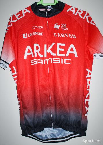 Vélo route - Maillot vélo été manches courtes - homme - xxl - rouge - team 'ARKEA' - photo 4