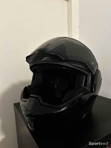 Moto route - Casque Modulable Scorpion Exo-Tech Evo Carbon Solid - photo 6