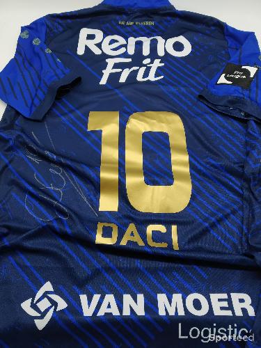 Football - Maillot du SK Beveren - Erdon Daci Match Issued/Signé/Certifié - photo 3