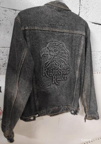 Moto route - Veste en jean Harley Davidson - photo 5