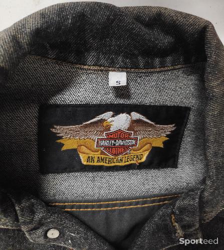 Moto route - Veste en jean Harley Davidson - photo 5