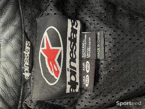 Moto route - Alpinestars blouson + pantalon moto cuir - photo 6