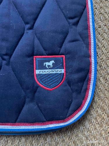 Equitation - Tapis de selle bleu marine Fouganza - photo 3