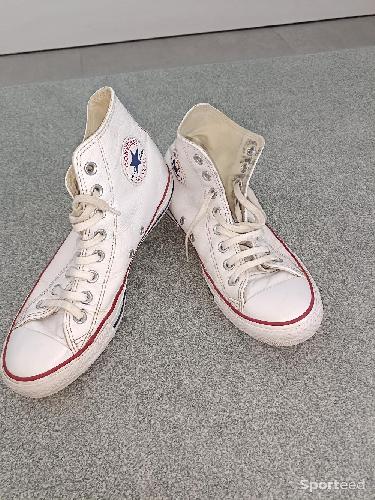 Tennis - Chaussures Converse, en cuir,pointure 41  - photo 5