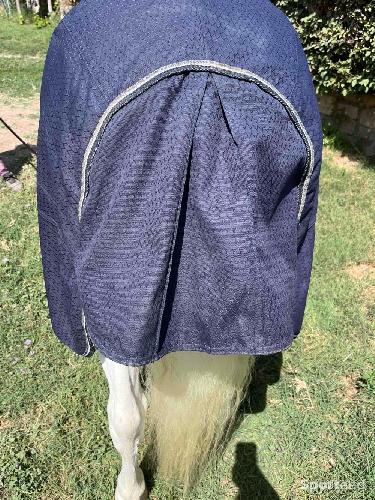 Equitation - Couverture imperméable équitation cheval et poney ALLWEATHER 300 1000D bleu - photo 5