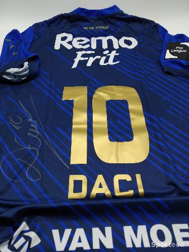 Football - Maillot Match Issued de Erdon Daci Signé/Certifié - SK Beveren - photo 6