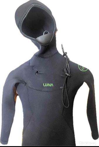 Kitesurf - Combi Yamamoto LUNASURF neuve 4/4mm (6mm sur torse) unisex 12ans  - photo 6