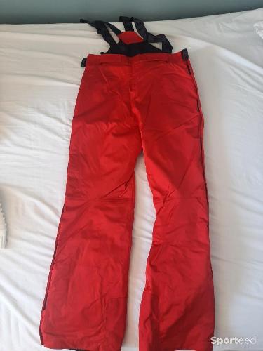 Ski alpin - Pantalon salopette Colmar rouge - photo 3