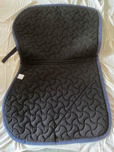 Equitation - Tapis de selle Glam Polo Couture bleu  - photo 4