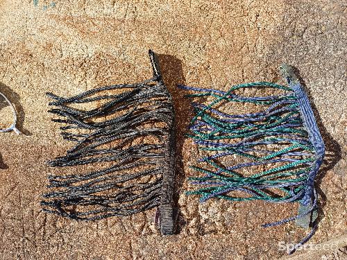 Lot 2 frontal anti-mouches pour cheval