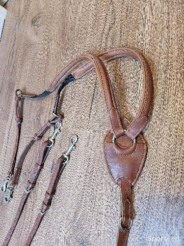 Equitation - Collier de chasse en cuir eric thomas  - photo 5