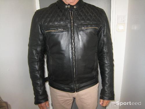 Moto route - BLOUSON CUIR  - photo 6