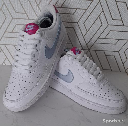 Sportswear - Nike Court Vision Low Blanc Hydrogen Bleu - photo 6