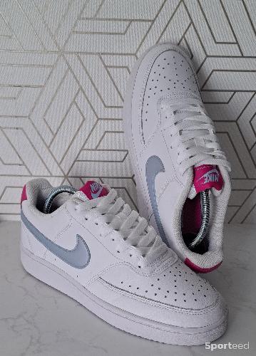 Sportswear - Nike Court Vision Low Blanc Hydrogen Bleu - photo 6