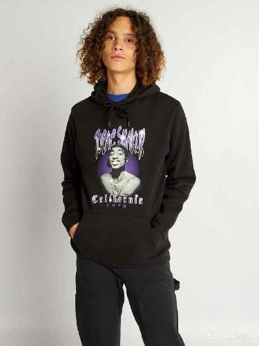 Skateboard / Longboard -  Sweat à capuche Tupac Homme - photo 4