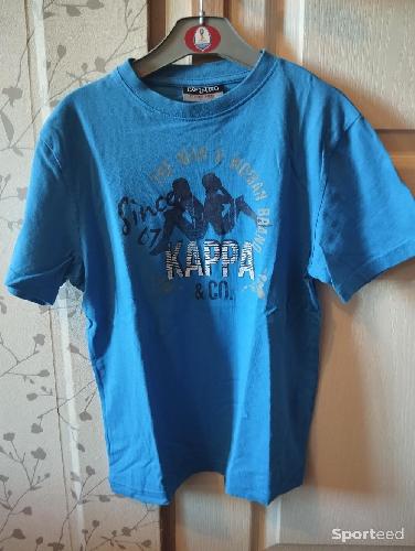 Sportswear - Neuf t-shirt manches courtes Kappa taille 10 ans  - photo 6