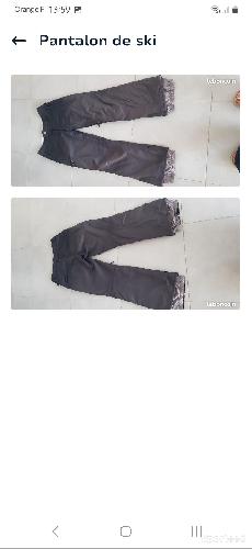 Pantalon ski femme noir taille 38