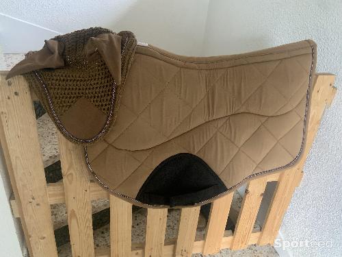 Equitation - Tapis de selle+bonnet  - photo 3