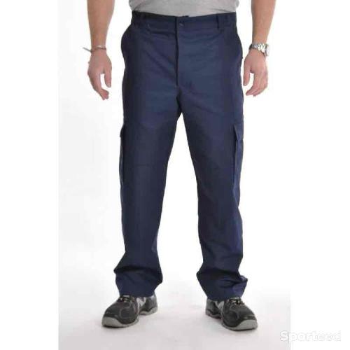 Sportswear - Pantalon Bleu Marine De Travail Alberana - photo 4