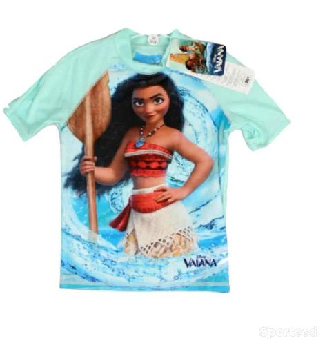 T-shirt de bain maillot de bain Disney Vaiana Fille Anti-UV