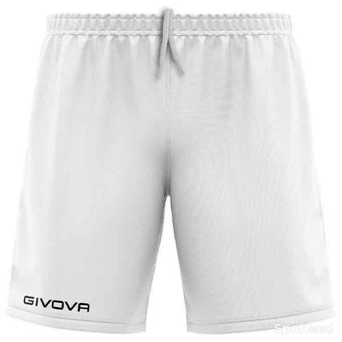 Short Football Givova Homme Blanc
