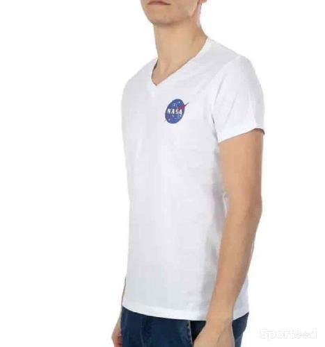 Sportswear - T-shirt Nasa Homme Blanc - photo 3